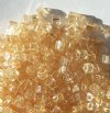 50g 4x3mm Light Topaz Lustre Tiny Cubes